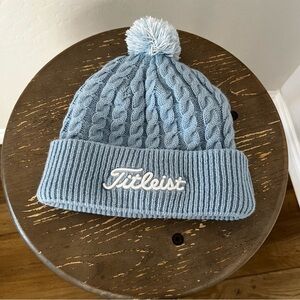 Titleist Cable Knit Pom Pom Beanie